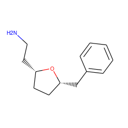 NCC[C@H]1CC[C@@H](Cc2ccccc2)O1 ZINC000038218742