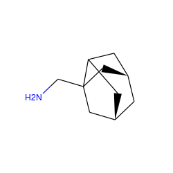 NCC12C[C@@H]3CC1C[C@H](C3)C2 ZINC000100301212