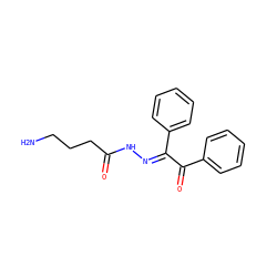 NCCCC(=O)N/N=C(/C(=O)c1ccccc1)c1ccccc1 ZINC000103195536