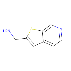 NCc1cc2ccncc2s1 ZINC000082851044