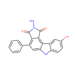 NN1C(=O)c2c(-c3ccccc3)cc3[nH]c4ccc(O)cc4c3c2C1=O ZINC000034804087