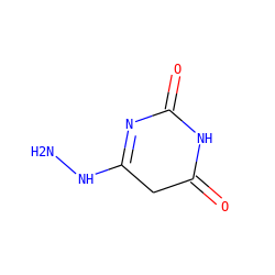 NNC1=NC(=O)NC(=O)C1 ZINC000003954328