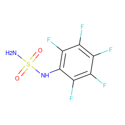 NS(=O)(=O)Nc1c(F)c(F)c(F)c(F)c1F ZINC000013488101