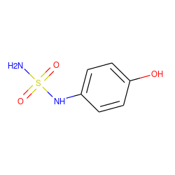 NS(=O)(=O)Nc1ccc(O)cc1 ZINC000013488097