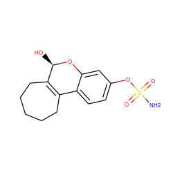 NS(=O)(=O)Oc1ccc2c(c1)O[C@H](O)C1=C2CCCCC1 ZINC000221250789