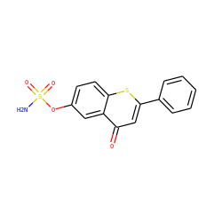 NS(=O)(=O)Oc1ccc2sc(-c3ccccc3)cc(=O)c2c1 ZINC000013491340