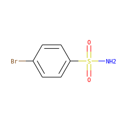 NS(=O)(=O)c1ccc(Br)cc1 ZINC000004369096