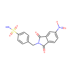 NS(=O)(=O)c1ccc(CN2C(=O)c3ccc([N+](=O)[O-])cc3C2=O)cc1 ZINC000096910270