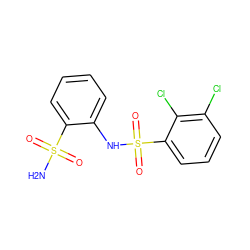 NS(=O)(=O)c1ccccc1NS(=O)(=O)c1cccc(Cl)c1Cl ZINC000147152829