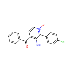 Nc1c(C(=O)c2ccccc2)cc[n+]([O-])c1-c1ccc(Cl)cc1 ZINC000043019697