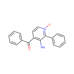 Nc1c(C(=O)c2ccccc2)cc[n+]([O-])c1-c1ccccc1 ZINC000042920240