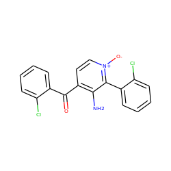 Nc1c(C(=O)c2ccccc2Cl)cc[n+]([O-])c1-c1ccccc1Cl ZINC000042919951