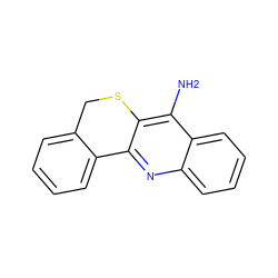 Nc1c2c(nc3ccccc13)-c1ccccc1CS2 ZINC000026579623