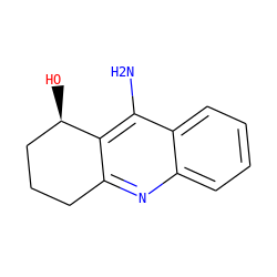 Nc1c2c(nc3ccccc13)CCC[C@H]2O ZINC000000087000