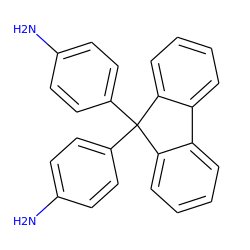 Nc1ccc(C2(c3ccc(N)cc3)c3ccccc3-c3ccccc32)cc1 ZINC000003897005