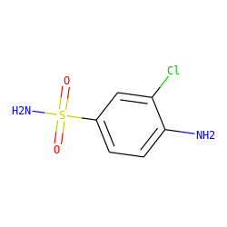 Nc1ccc(S(N)(=O)=O)cc1Cl ZINC000001420707