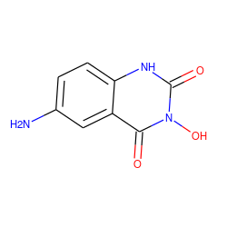 Nc1ccc2[nH]c(=O)n(O)c(=O)c2c1 ZINC001772646477