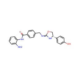 Nc1ccccc1NC(=O)c1ccc(C/N=C2/N[C@@H](c3ccc(O)cc3)CO2)cc1 ZINC000474609513