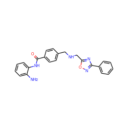 Nc1ccccc1NC(=O)c1ccc(CNCc2nc(-c3ccccc3)no2)cc1 ZINC000299865966