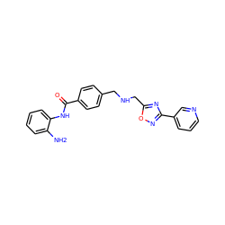 Nc1ccccc1NC(=O)c1ccc(CNCc2nc(-c3cccnc3)no2)cc1 ZINC000299854694