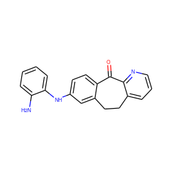 Nc1ccccc1Nc1ccc2c(c1)CCc1cccnc1C2=O ZINC000040913845