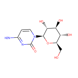 Nc1ccn([C@@H]2O[C@H](CO)[C@@H](O)[C@H](O)[C@H]2O)c(=O)n1 ZINC000039040548