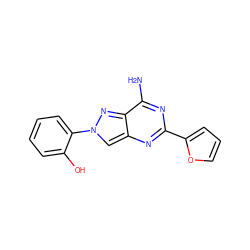 Nc1nc(-c2ccco2)nc2cn(-c3ccccc3O)nc12 ZINC000653853959