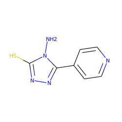 Nn1c(S)nnc1-c1ccncc1 ZINC000000509439