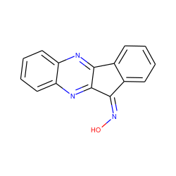 O/N=C1/c2ccccc2-c2nc3ccccc3nc21 ZINC000012360522