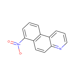 O=[N+]([O-])c1cccc2c1ccc1ncccc12 ZINC000000225063