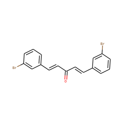 O=C(/C=C/c1cccc(Br)c1)/C=C/c1cccc(Br)c1 ZINC000049067380
