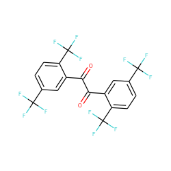 O=C(C(=O)c1cc(C(F)(F)F)ccc1C(F)(F)F)c1cc(C(F)(F)F)ccc1C(F)(F)F ZINC000036177770