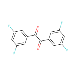 O=C(C(=O)c1cc(F)cc(F)c1)c1cc(F)cc(F)c1 ZINC000013642865