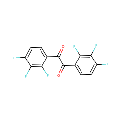 O=C(C(=O)c1ccc(F)c(F)c1F)c1ccc(F)c(F)c1F ZINC000028713890