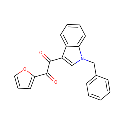 O=C(C(=O)c1cn(Cc2ccccc2)c2ccccc12)c1ccco1 ZINC000096934962