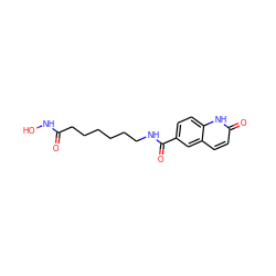 O=C(CCCCCCNC(=O)c1ccc2[nH]c(=O)ccc2c1)NO ZINC000299839983