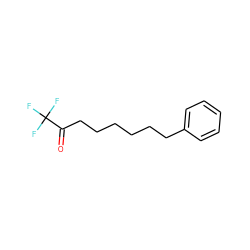 O=C(CCCCCCc1ccccc1)C(F)(F)F ZINC000026641734