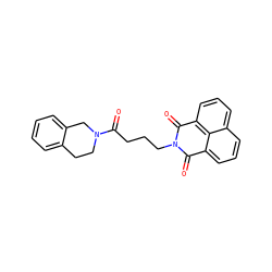 O=C(CCCN1C(=O)c2cccc3cccc(c23)C1=O)N1CCc2ccccc2C1 ZINC000004134801