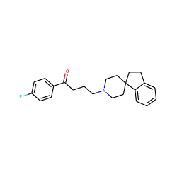 O=C(CCCN1CCC2(CCc3ccccc32)CC1)c1ccc(F)cc1 ZINC000013766748