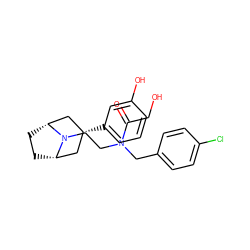 O=C(CO)N(CCN1[C@H]2CC[C@@H]1C[C@H](c1cccc(O)c1)C2)Cc1ccc(Cl)cc1 ZINC000117301882