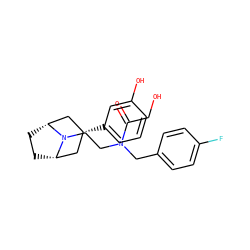 O=C(CO)N(CCN1[C@H]2CC[C@@H]1C[C@H](c1cccc(O)c1)C2)Cc1ccc(F)cc1 ZINC000117300111