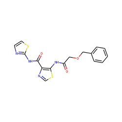 O=C(COCc1ccccc1)Nc1scnc1C(=O)Nc1nccs1 ZINC000028119519