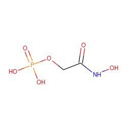 O=C(COP(=O)(O)O)NO ZINC000003873625