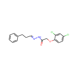 O=C(COc1ccc(Cl)cc1Cl)N/N=C/CCc1ccccc1 ZINC000005005808