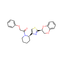 O=C(COc1ccccc1)N1CCCC[C@@H]1c1csc([C@@H]2COc3ccccc3O2)n1 ZINC000118598364