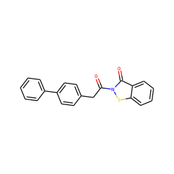 O=C(Cc1ccc(-c2ccccc2)cc1)n1sc2ccccc2c1=O ZINC000299829525