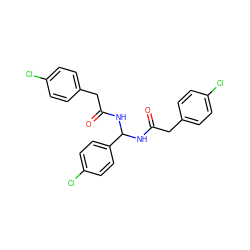 O=C(Cc1ccc(Cl)cc1)NC(NC(=O)Cc1ccc(Cl)cc1)c1ccc(Cl)cc1 ZINC000095577030