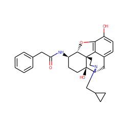 O=C(Cc1ccccc1)N[C@@H]1CC[C@@]2(O)[C@H]3Cc4ccc(O)c5c4[C@@]2(CCN3CC2CC2)[C@H]1O5 ZINC000029132355