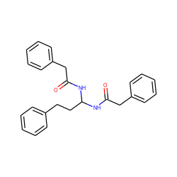 O=C(Cc1ccccc1)NC(CCc1ccccc1)NC(=O)Cc1ccccc1 ZINC000095576433