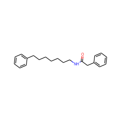 O=C(Cc1ccccc1)NCCCCCCCc1ccccc1 ZINC000653708050